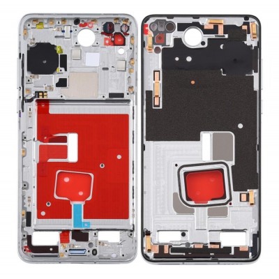Lcd Frame Middle Chassis For Huawei P40 Silver By - Maxbhi Com