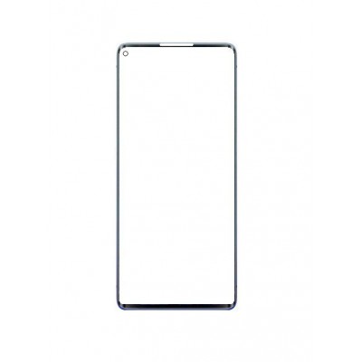 Replacement Front Glass For Oppo Find X2 Neo Blue By - Maxbhi Com