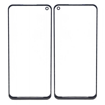 Replacement Front Glass For Realme 6i Blue By - Maxbhi Com