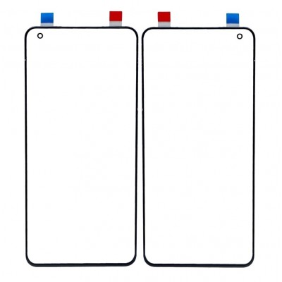 Replacement Front Glass For Vivo X50 Black By - Maxbhi Com