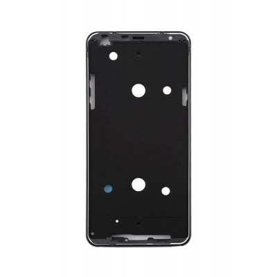 Lcd Frame Middle Chassis For Lg Q Stylo 4 White By - Maxbhi Com