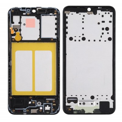 Lcd Frame Middle Chassis For Samsung Galaxy A10e Black By - Maxbhi Com