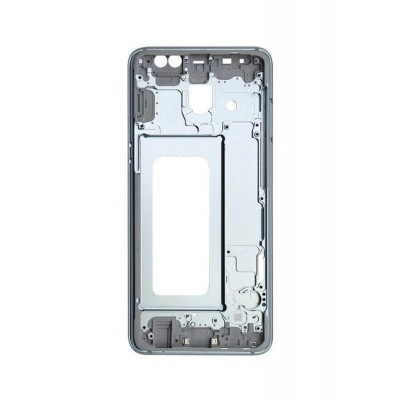Lcd Frame Middle Chassis For Samsung Galaxy A8 2018 Blue By - Maxbhi Com