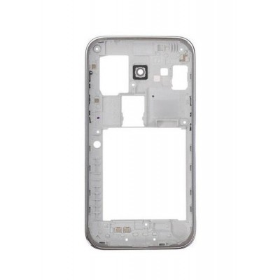 Lcd Frame Middle Chassis For Samsung Core Prime Smg360f Silver By - Maxbhi Com