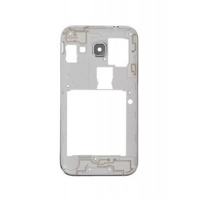 Lcd Frame Middle Chassis For Samsung Core Prime Smg360f Silver By - Maxbhi Com
