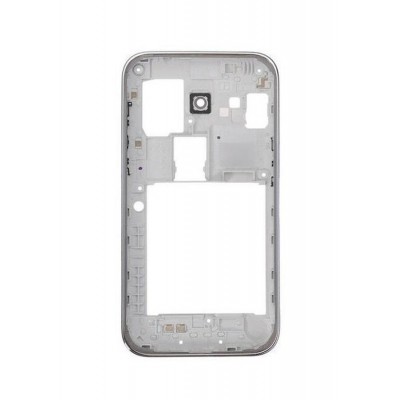 Lcd Frame Middle Chassis For Samsung Galaxy Core Prime Ve White By - Maxbhi Com