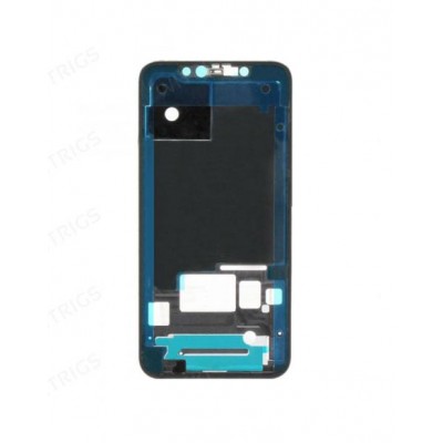 Lcd Frame Middle Chassis For Xiaomi Mi 8 Pro Black By - Maxbhi Com