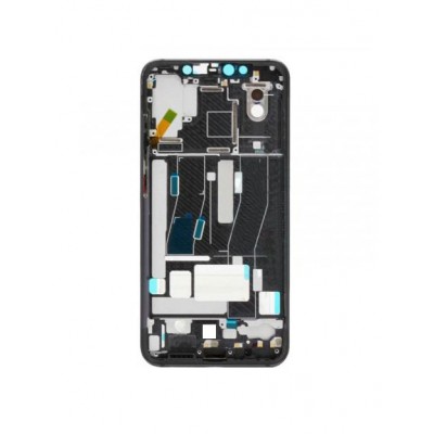 Lcd Frame Middle Chassis For Xiaomi Mi 8 Pro Black By - Maxbhi Com