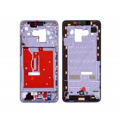 Lcd Frame Middle Chassis For Huawei Mate 30 Silver By - Maxbhi Com