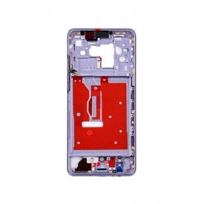 Lcd Frame Middle Chassis For Huawei Mate 30 White By - Maxbhi Com