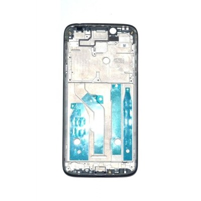 Lcd Frame Middle Chassis For Motorola Moto G7 Play Black By - Maxbhi Com