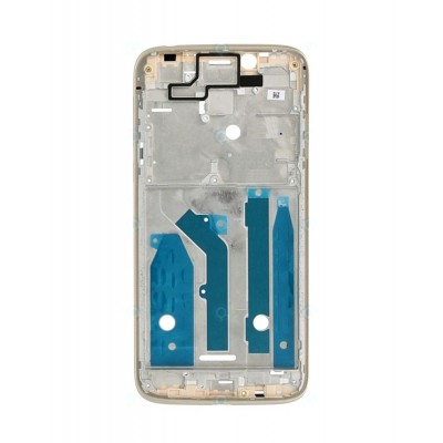 Lcd Frame Middle Chassis For Motorola Moto G7 Play White By - Maxbhi Com