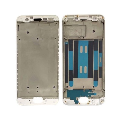 Lcd Frame Middle Chassis For Oppo A39 Gold By - Maxbhi Com