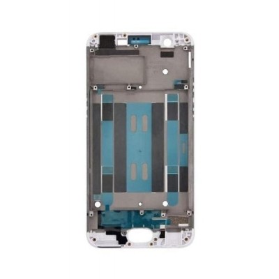 Lcd Frame Middle Chassis For Oppo A39 White By - Maxbhi Com