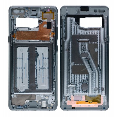 Lcd Frame Middle Chassis For Samsung Galaxy S10 5g Silver By - Maxbhi Com