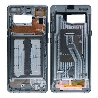 Lcd Frame Middle Chassis For Samsung Galaxy S10 5g White By - Maxbhi Com