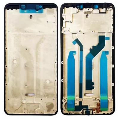 Lcd Frame Middle Chassis For Tecno Spark 3 Blue By - Maxbhi Com
