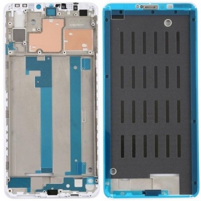 Lcd Frame Middle Chassis For Xiaomi Mi Max 3 White By - Maxbhi Com