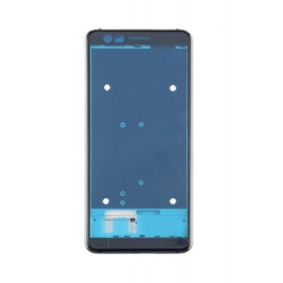 Lcd Frame Middle Chassis For Nokia 3 1 Nokia 3 2018 Black Chrome By - Maxbhi Com