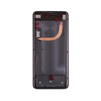 Lcd Frame Middle Chassis For Oneplus 7 Pro 5g Black By - Maxbhi Com