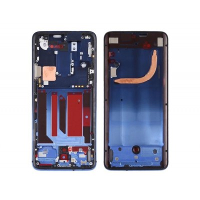 Lcd Frame Middle Chassis For Oneplus 7 Pro 5g Blue By - Maxbhi Com
