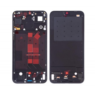 Lcd Frame Middle Chassis For Huawei Nova 5 Black By - Maxbhi Com