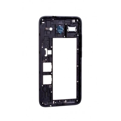 Lcd Frame Middle Chassis For Huawei Y3 2017 Black By - Maxbhi Com