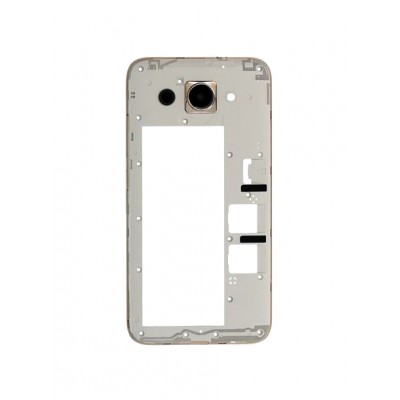 Lcd Frame Middle Chassis For Huawei Y3 2017 Gold By - Maxbhi Com