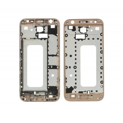Lcd Frame Middle Chassis For Samsung Galaxy J3 2017 Gold By - Maxbhi Com