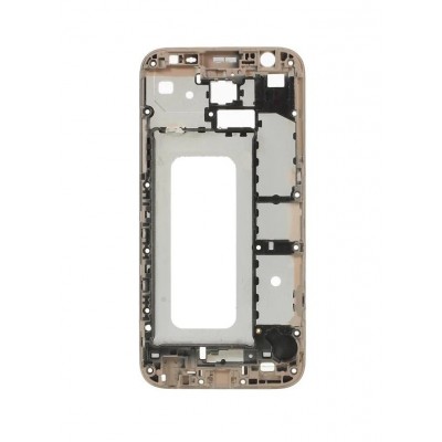 Lcd Frame Middle Chassis For Samsung Galaxy J3 2017 Gold By - Maxbhi Com
