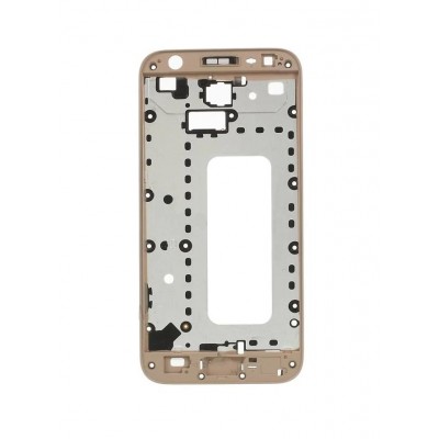 Lcd Frame Middle Chassis For Samsung Galaxy J3 2017 Gold By - Maxbhi Com