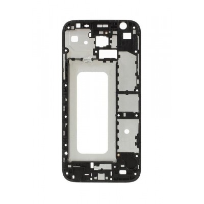 Lcd Frame Middle Chassis For Samsung Galaxy J3 2017 White By - Maxbhi Com