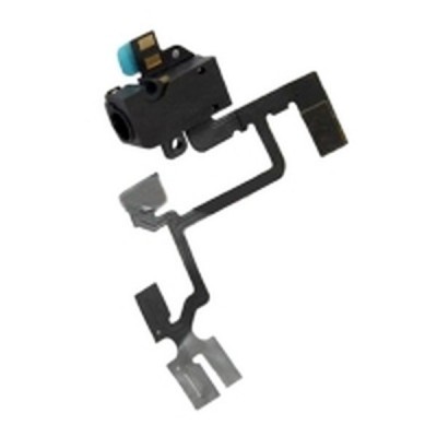 Audio Jack Flex Cable For Apple iPhone 4 - Black