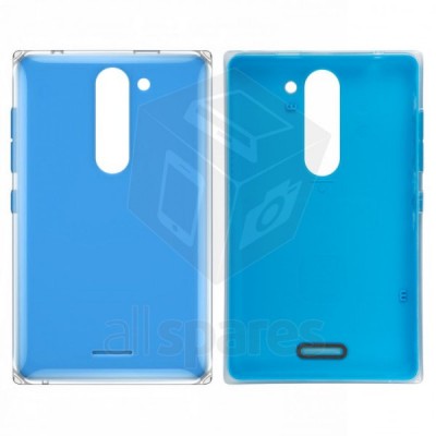 Back Cover For Nokia Asha 502 Dual SIM - Dark Blue