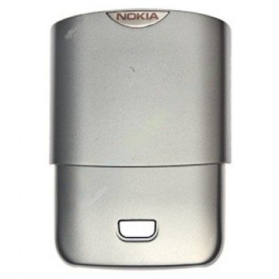 Back Cover For Nokia 6681 Silver - Maxbhi Com
