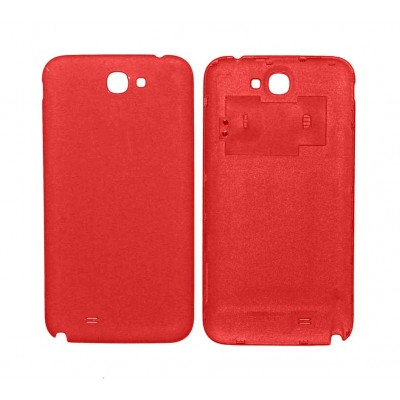 Back Cover For Samsung Galaxy Note Ii N7100 Red With Black - Maxbhi Com