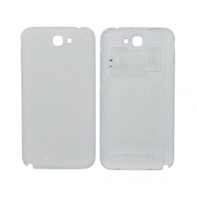 Back Cover For Samsung Galaxy Note Ii N7100 Silver - Maxbhi Com