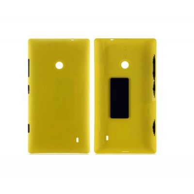 Back Panel Cover For Nokia Lumia 520 Yellow - Maxbhi Com