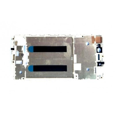 Lcd Frame Middle Chassis For Asus Zenfone Live 16gb White By - Maxbhi Com