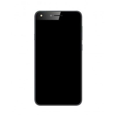 Lcd Frame Middle Chassis For Huawei Y6ii Compact Black By - Maxbhi Com