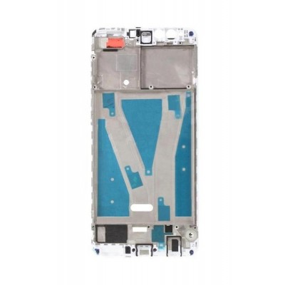Lcd Frame Middle Chassis For Huawei Y9 2018 White By - Maxbhi Com