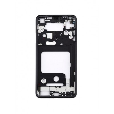 Lcd Frame Middle Chassis For Lg V35 Thinq White By - Maxbhi Com
