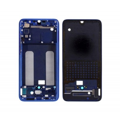 Lcd Frame Middle Chassis For Xiaomi Mi Cc9 Blue By - Maxbhi Com