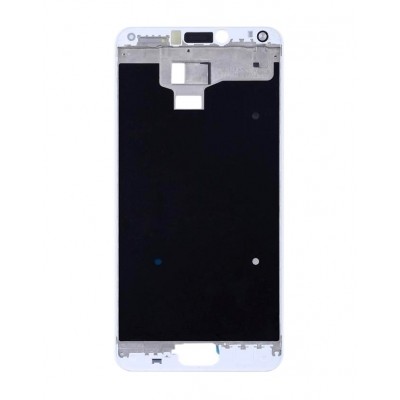 Lcd Frame Middle Chassis For Asus Zenfone 4 Max White By - Maxbhi Com