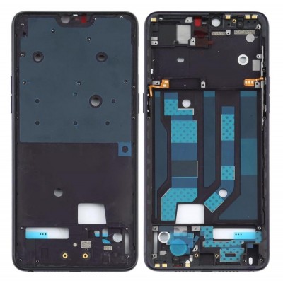Lcd Frame Middle Chassis For Oppo R15 Black By - Maxbhi Com