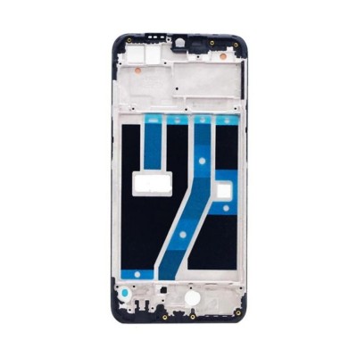 Lcd Frame Middle Chassis For Realme C2 2020 Black By - Maxbhi Com