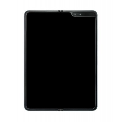 Lcd Frame Middle Chassis For Samsung Galaxy Fold 5g Silver By - Maxbhi Com