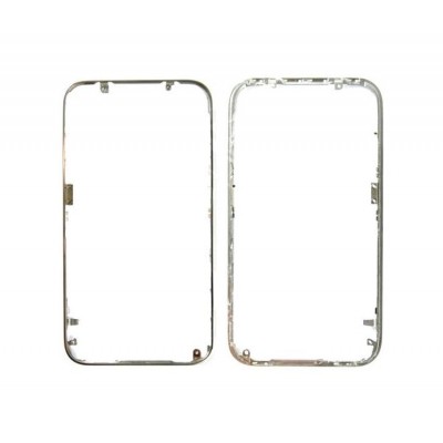 Lcd Frame Middle Chassis For Apple Iphone 3g 16gb White By - Maxbhi Com