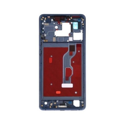 Lcd Frame Middle Chassis For Huawei Mate 20 X 5g Black By - Maxbhi Com