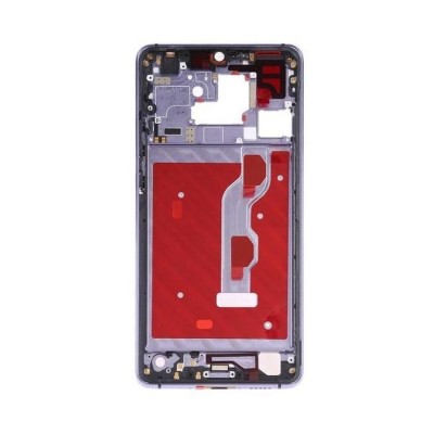 Lcd Frame Middle Chassis For Huawei Mate 20 X 5g White By - Maxbhi Com